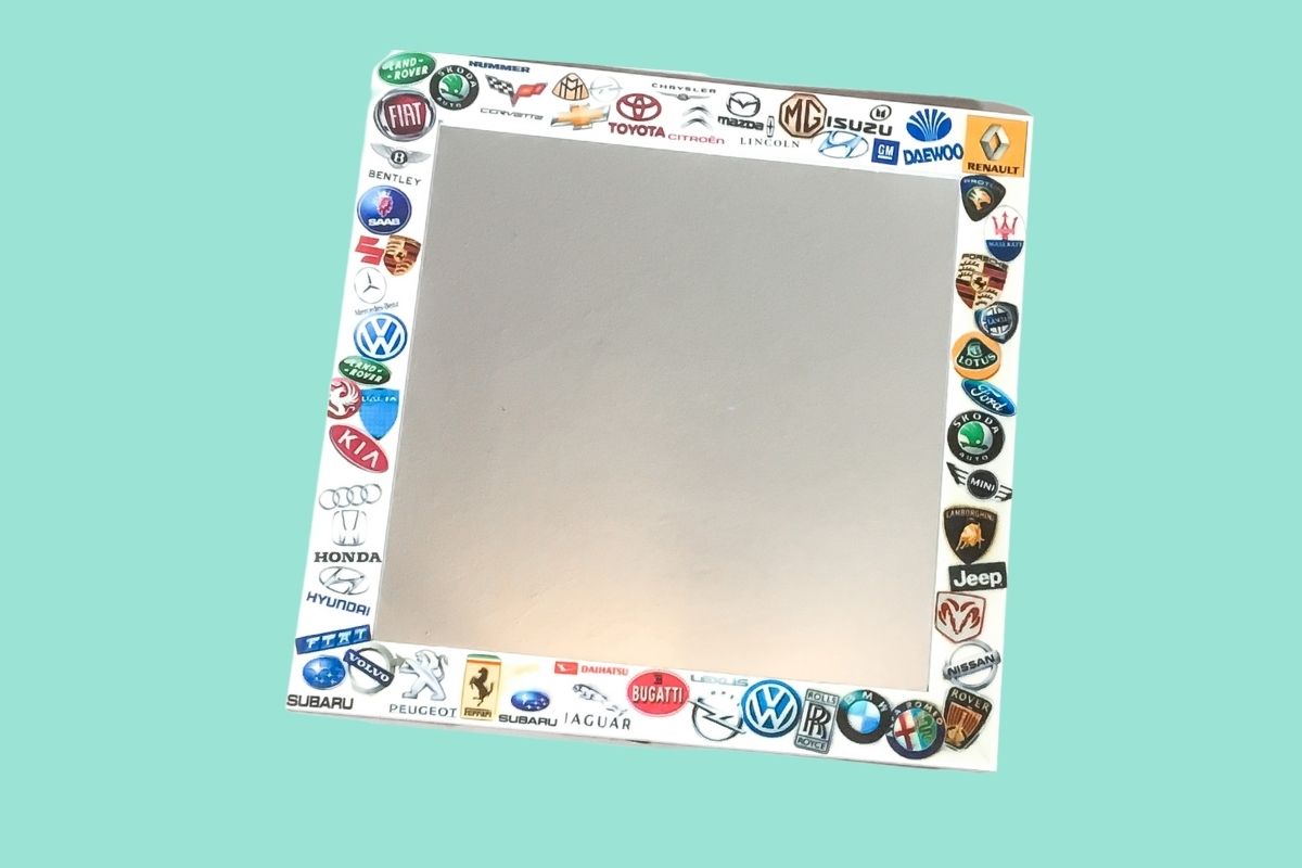 DIY Decoupage Mirror