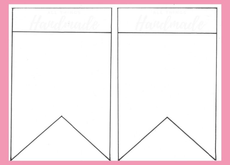 Easy Paper Bunting - Perfect for Parties ~ All Things Hand Made