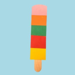 Multi coloured Ice Lolly Decoration