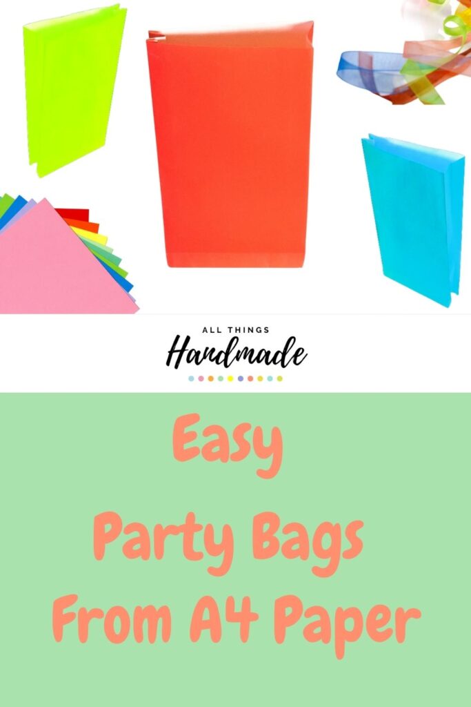 Pin Easy party bags from a4 paper